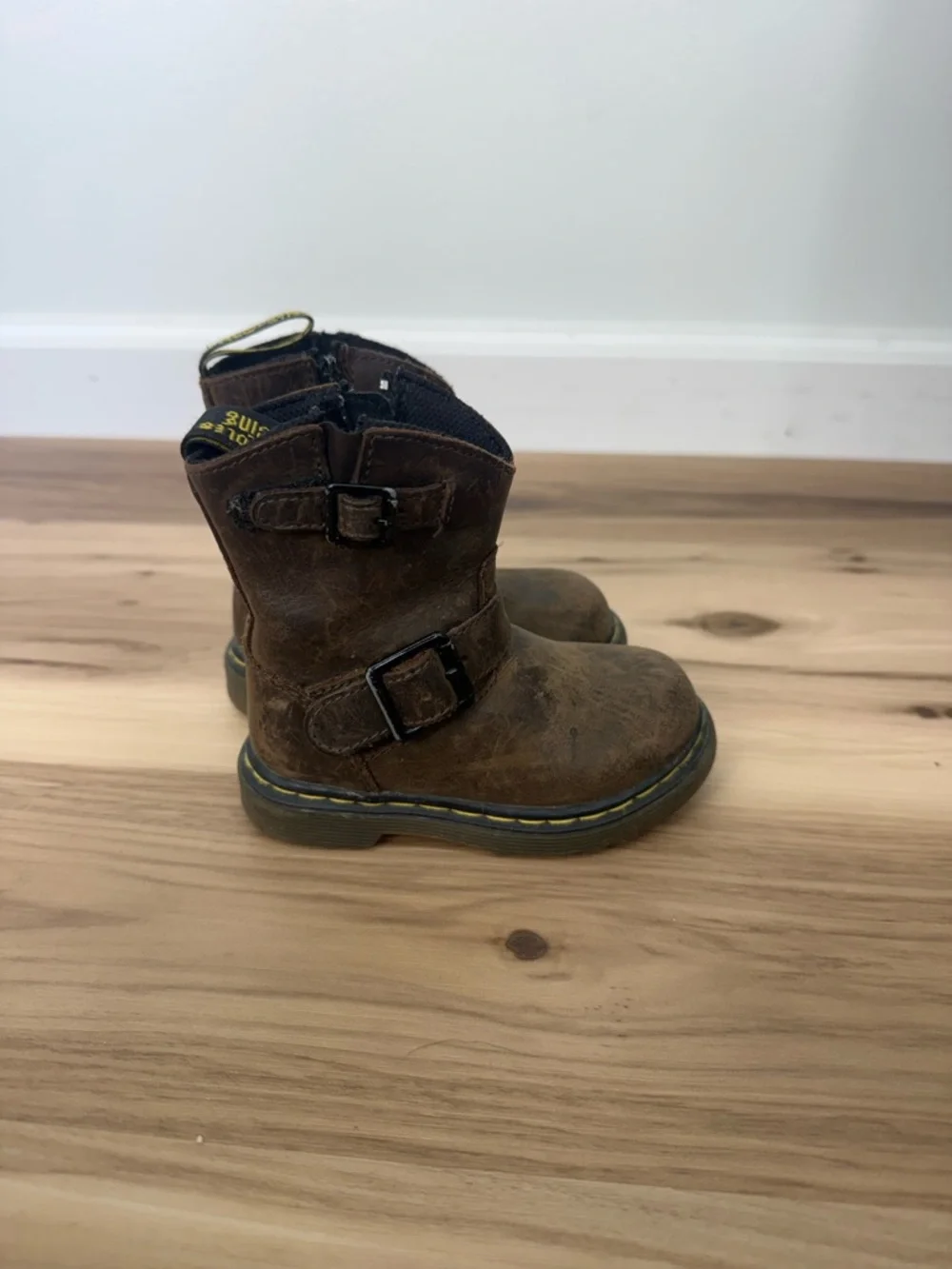 Dr. Martens Brown Leather Ankle Boot